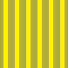 Seamless Vertical Stripe Pattern With Yellow and black color