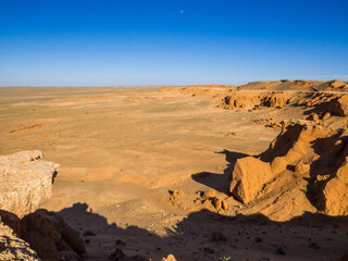 Fototapeta premium Flaming Cliffs, Gobi Desert, Mongolia