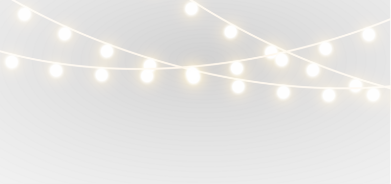 Png christmas lights on a transparent background. Christmas light PNG. Set of Christmas glowing garlands. For advertising invitations, web banners, postcards. Vector. Christmas decoration.
 - Powered by Adobe