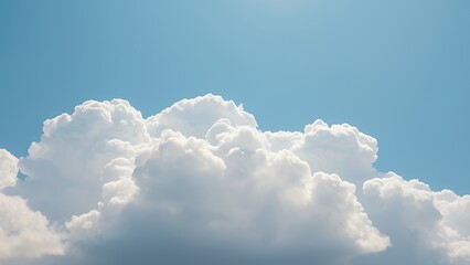 Billowing Cumulus Against an Endless Azure