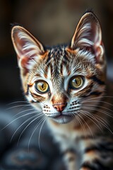 Curious Gaze of a Tabby