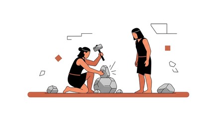 Focused Sculptor - Crafting Art with Precision and Dedication.