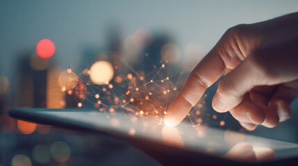 Naklejka na ściany i meble By expanding knowledge of technology, technological literacy growth bridges skill gaps and enhances both personal and professional capabilities.  Naklejka na ściany i meble By expanding knowledge of technology, technological literacy growth bridges skill gaps and enhances both personal and professional capabilities.