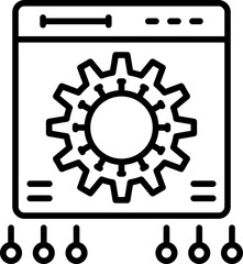 Browser Icon Vector Element