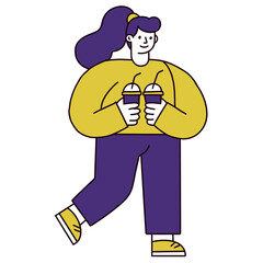 Modern flat style illustration of a man holding a tablet while sitting on a bench. Friendly character design suitable for education, technology, or digital content.