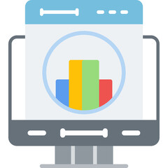 Analytics Icon Vector Element