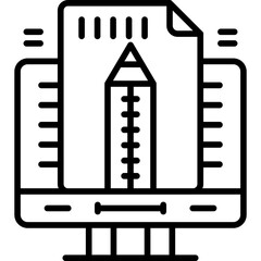 Exam Icon Vector Element
