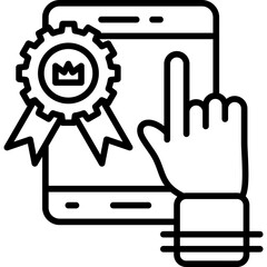 Graduation Icon Vector Element