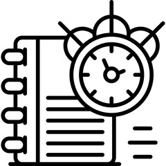 Alarm Clock Icon Vector Element