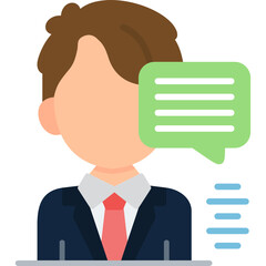 Teach Icon Vector Element
