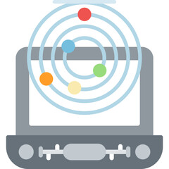Solar System Icon Vector Element