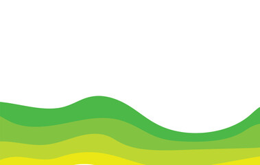 abstract green background with waves