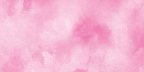 Pink watercolor background painting with abstract fringe and bleed paint drips and drops,Watercolor brush strokes. Rose. Flower backdrop.Artistic hand paint. Isolated on transparent background.