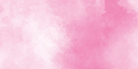 Pink watercolor background painting with abstract fringe and bleed paint drips and drops,Watercolor brush strokes. Rose. Flower backdrop.Artistic hand paint. Isolated on transparent background.