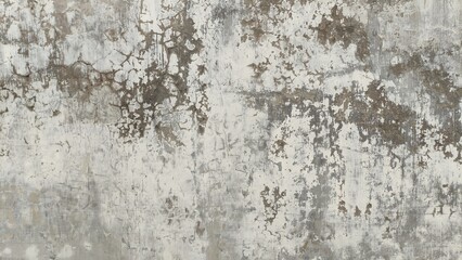 Old concrete wall with peeling paint and weathered texture. Perfect for urban, industrial, or grunge design projects needing realism and raw detail.