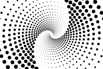 Halftone Dot Pattern Gradient Sunburst Retro Pop Art Vector Design