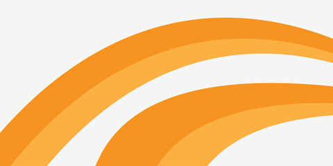 Vector orange line background curve element with white. modern vector ilustration