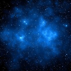 Obraz premium Stunning Blue Nebula Space Background Stars Cosmic Galaxy