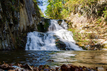 Fototapeta premium waterfall in the forest