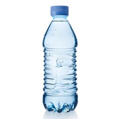 Refreshing Bottled Water Close Up Studio Shot