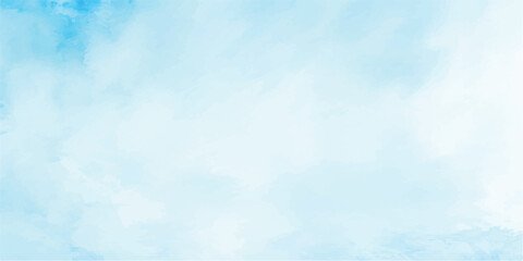 Abstract light blue watercolor background with soft pastel colors ideal for design