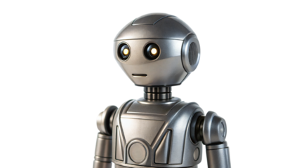 isolated AI robot is a concept illustration of future technology
