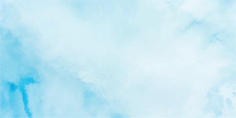 Abstract watercolor background in shades of light blue creating a serene atmosphere
