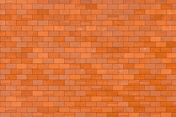Red brick background, Abstract geometric pattern texture, Orange brick block texture, Outdoor building wall, Can be used as background for display or montage products.