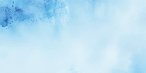 Serene Light Blue Watercolor Wash Background for Design Projects and Creative Applications