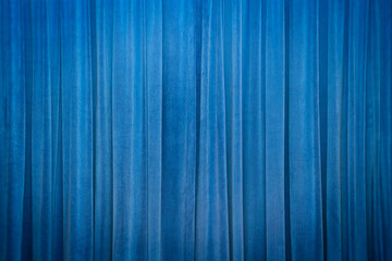 Blue Velvet Curtain Background