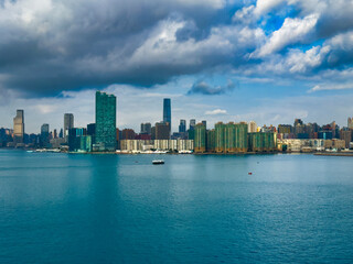 Skyline von Hongkong, China