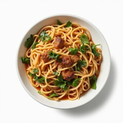 spaghetti with tomato sauce