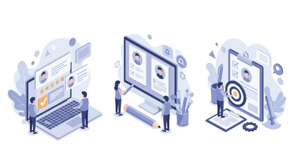 Digital HR Management, Recruitment, and Performance Evaluation Process