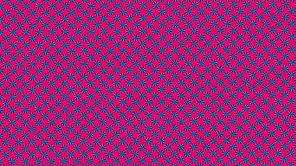Vibrant magenta and teal geometric pattern with a subtle optical illusion effect