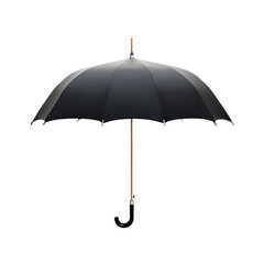 Bright White Background with Isolated Umbrella for Professional Use
