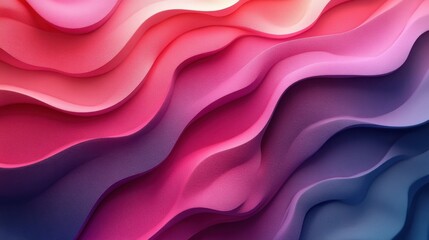Obraz premium Colorful Wave Patterns in Soft Curves and Smooth Gradients