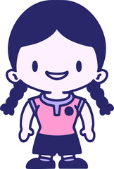 female brazil soccer player in uniform in bright neon color