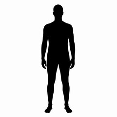 Human Silhouette: An abstract silhouette of a person, perfect for illustrating concepts of identity, anonymity, and the human form.