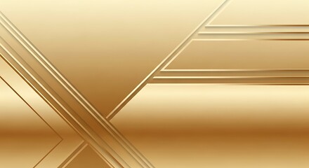 Elegant Gold Metallic Background with Geometric Lines.