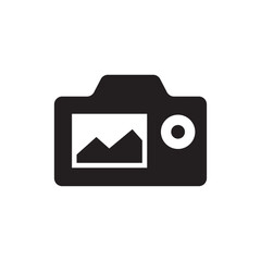 Digital Media Photography Camera Filled Interface Icon