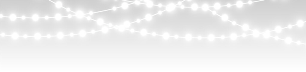 Glowing Lights garland png transperent backgraund  © HAIK