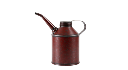 Vintage Metal Oil Can with Spout and Handle.