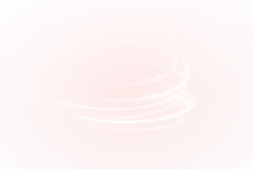 Glowing spiral twirl light ring with sparkles. Perfect PNG overlay for photos with transparent...