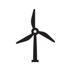 Wind Turbine Renewable Energy Power Solid Glyph Icon
