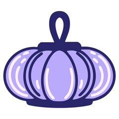 japanese style paper lantern hanging  in bright neon color