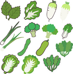 채소가게_깻잎_상추_쌈채소_배추_무_김장_김치_파_시금치_브로콜리_식재료_야채