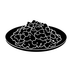 sauerkraut silhouette icon