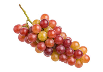 Fresh red grapes isolated, a vibrant fruit cluster with natural sweetness for healthy eating and culinary use