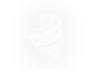 Spiral Light Effect Whirlwind Abstract Motion Background PNG Overlay with a Transparent Design for use