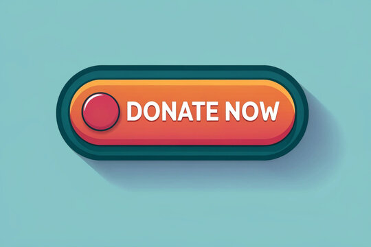 Donate now button png transparent background call to action button for websites and apps